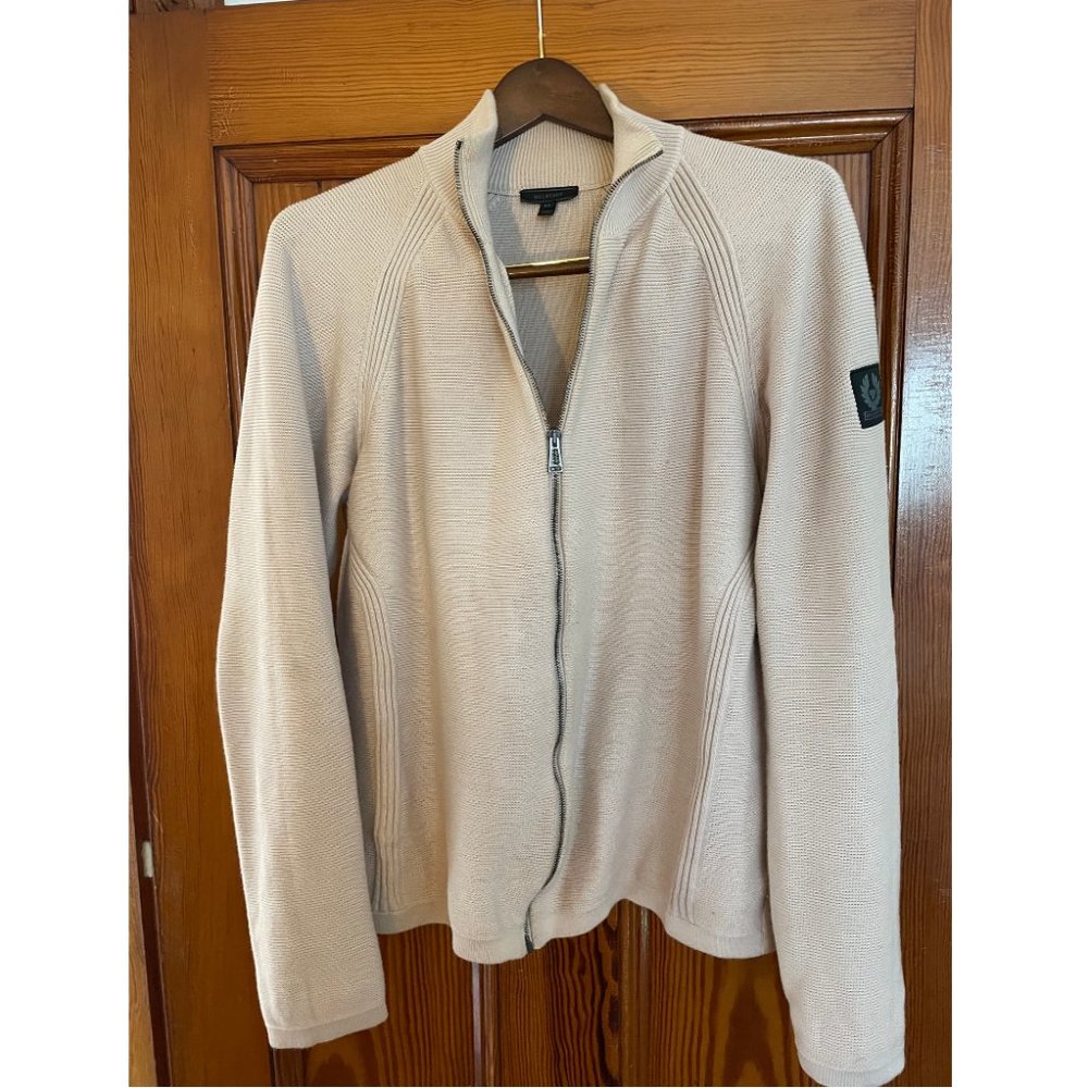 Belstaff Zip Sweater Men's M Made in Italy